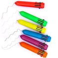 thumbnail image 4 of 24 Pack Multicolor Ballpoint Pen Mini Shuttle Pens mini pens, Retractable Ballpoint Pens Multicolor Pens kids pens Office School Supplies for Students Children, 4 of 5