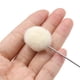 thumbnail image 5 of HAMPPLIES 25Ud Herramientas Para Tintar Cuero Con Bolas De Lana Y Mango De Metal Multiusos Para Manualidades, 5 of 8