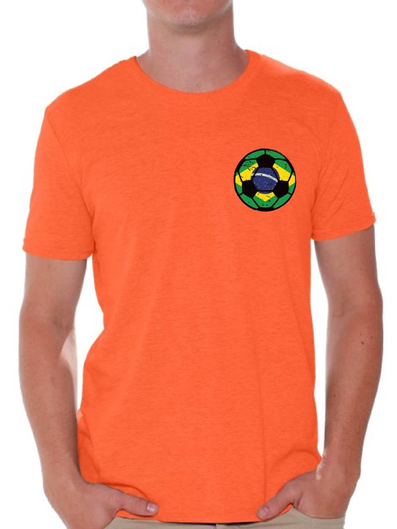 Brazil Tshirt for Men Brazilian Soccer Shirts Gifts from Brazil
