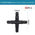 thumbnail image 1 of 1/4'' Hose Drip Irrigation Support Stakes C Shape Hook 4/7mm Pipe Fixed Stem Holder Garden Watering Dripper Sprinkler Bracket He Qiyong unisex, 1 of 2