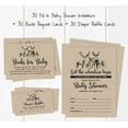 thumbnail image 3 of Inkdotpot Set Of 30Deer Jungle Animals Rustic Baby Shower Invitations-Diaper Raffle Tickets And Baby Shower Book Request Cards Invites Its A Boy Its A Girl, 3 of 8