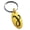 Gold, variant on Stainless Steel Euler-Mascheroni Mathematical Engraved Small Oval Charm Keychain Keyring