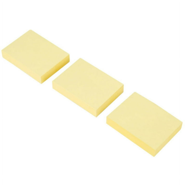 Self-Stick Note Pads, 1 1/2 x 2, Yellow, 12 100-Sheet/Pack - Bluebird  Office Supplies