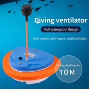 iving Ventilator, 5 H Rechargeable Scuba Diving System,Waterproof Air Compressor with 39ft Hose & Diving Breathing Regulator Scuba Diving System for Recreational Diving Fishing