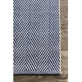 thumbnail image 6 of nuLOOM Kimberely Hand Loomed Runner Rug, 2' 6" x 6', Navy, 6 of 9