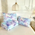 thumbnail image 6 of Size Comforter Set with 2 Pillowcases Pink Rose Floral Flower Bedding Set r Leaf Spring Summer Vintage Bedroom Bed Set for Kids and Adults, 6 of 6