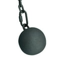 thumbnail image 6 of Renovators Supply Black Cast Iron Cannonball Weight Automatic Gate Closer w/5 ft. L Galvanized Chain, 6 of 7