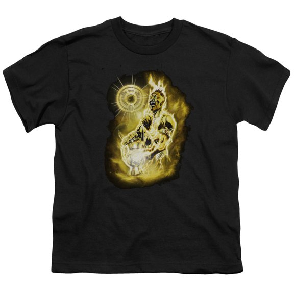 Green Lantern Men's  Sinestro Nebula Youth T-shirt Black