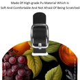 thumbnail image 4 of Square 2Pack PU Leather Fruit Cruise Luggage Tag with Privacy Cover and Name ID Tag for Travel Handbags Backpacks Luggage Tags, 4 of 6