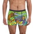 thumbnail image 3 of Lsque Scooby-Doo Pattern Men’s Total Support Pouch Boxer Briefs, X-Temp Cooling, Moisture-Wicking Underwear, Regular, Long-leg and Trunk-XX-Large, 3 of 7