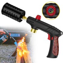 Powerful Propane Torch with Adjustable Flame & Safety Lock | High-Heat Torch for Grilling, Searing, BBQ, Sous Vide (Tank Not Included)