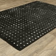 thumbnail image 2 of Oriental Weavers Galileo Area Rug - GAL04 - 7'10" x 10'10" - in Black/ Ivory - Modern Industrial Style, Stain Resistant, Family and Pet Friendly , Dining, Living Room Rug, 2 of 5