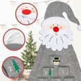thumbnail image 3 of Calendario de Adviento de Navidad Calendario de Adviento de fieltro de Papá Noel 3d con bolsillos de 24 días Cuenta atrás de Navidad, 3 of 5