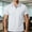 White1, variant on Klisyaur Mens Classic T Shirts Short Sleeve Button Collared Summer Vacation Beach Tops Lightweight Fashion Clothes