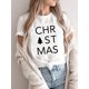 thumbnail image 1 of Camiseta con estampado de estrella de árbol para mujer, ropa de tendencia de los 90, Feliz Navidad, vacaciones, Año Nuevo, 2025, 1 of 5