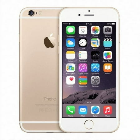 Restored Apple iPhone 6 Plus 16GB Gold, Unlocked, AT&T, Tmobile, Boost, FREE CASE (Grade A)