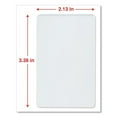 thumbnail image 4 of 5 mil 2.13 in. x 3.38 in. Laminating Pouches - Matte Clear (25/Pack), 4 of 6