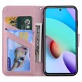 thumbnail image 4 of Funda con estampado de oso para Redmi Note 11 4g, con tarjetero, cordón, piel sintética, función billetera y protección contra caídas en las esquinas., 4 of 5
