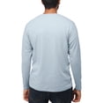 thumbnail image 2 of X RAY JEANS Mens Long Sleeve Crewneck T-Shirt, Slate Blue, S, 2 of 5