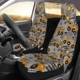 thumbnail image 3 of Fotbe Retro Excavator Pattern Automotive Seat Covers for Cars Trucks and SUVs – Car Seat Covers for Front Seats,Protective Seat Covers,Vehicle Seat Covers, Set of 2, 3 of 9