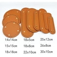 thumbnail image 3 of Oval /Round Bottom for Knitted Bag Leather Bag Accessories Handmade Bottom with Holes Diy Crochet handcraft Bottom  Pu Bag Base, 3 of 7