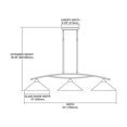 thumbnail image 4 of Elk Home 43-Inch Wide Elysburg Chandelier, Transitional, Aged Bronze, 4 of 4