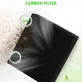 thumbnail image 5 of 4 Piezas WP4151750 Filtro de Aire de Carbón Vegetal para Basura para Reemplaza 4151750 554358 WP4151750 AP6009134 PS11742279, 5 of 5