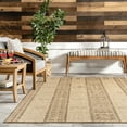 thumbnail image 2 of nuLOOM Leigh Ethnic Stripes Indoor/Outdoor Area Rug, 8' x 10', Beige, 2 of 9