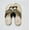 Beige & Black, variant on Maroon Velvet Color Sandals