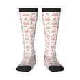 thumbnail image 2 of Lsque Rabbit Is And Carrots Printed Crew Socks Men's Women's LightWeight Thin Casual Calf Socks ,Knee High Socks,Cotton Socks, 2 of 9