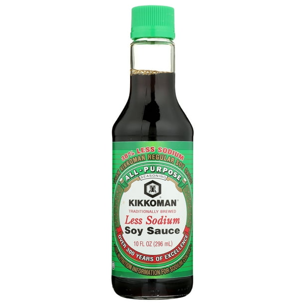 Kikkoman Sauce Soy Light, 10 Fl Oz