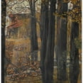 thumbnail image 3 of Isaak Izrailevich Brodsky 20x20 Black Modern Framed Museum Art Print Titled - Autumn Landscape, 3 of 5