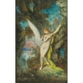 thumbnail image 2 of Gustave Moreau 11x14 Gold Ornate Wood Frame and Double Matted Museum Art Print Titled - Leda and Swan, 2 of 4