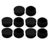 Unique Bargains 10pcs 32mm Diameter Tube Insert Chair Leg Cap Round Black Plastic Tubing Plug