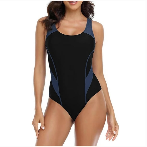 Women's One Piece Swimwear Zip Front Backless High Cut Bodysuit Slimming  Swimsuit Bathing Suit Monokini Beachwear