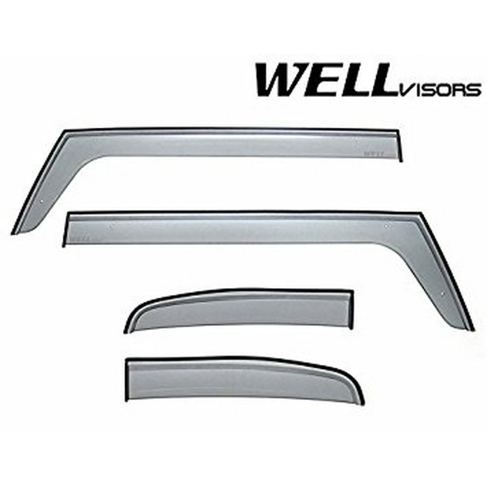 WellVisors Side Window Wind Deflector Visors Toyota FJ Cruiser 2007