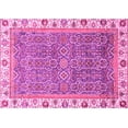 thumbnail image 1 of Ahgly Company Indoor Rectangle Abstract Pink Modern Area Rugs, 7' x 10', 1 of 4