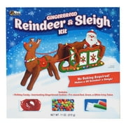Bee Gingerbread Reindeer and Sleigh Link & Lock Kit, 11 Ouince