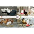thumbnail image 4 of Icvfdpl Baby Chicken Supplies Chick Kit Chicken Feeder & Waterer Set Chick Feeder And Waterer Kit With 3 Adjustable Heights Chicken Water Feeder Poultry Waterer Baby Chicken, 4 of 5