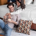 thumbnail image 2 of Multi Color Lights Diamond Luxury Throw Pillow - 24 x 24 in., 2 of 9