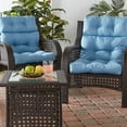 thumbnail image 3 of Denim 44 x 22 in. Outdoor High Back Chair Cushion (2-Pack) by Greendale Home Fashions, 3 of 9