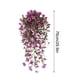 thumbnail image 4 of Xihbxyly Flor Artificial Violeta de Seda para Colgar En La Pared, Económica, En Cesta de Ratán Verde, 76 X 25 Cm, Ideal para Techo o Pared, Juego de 2, Fácil de Mantener., 4 of 6