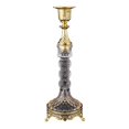 thumbnail image 1 of Candelabro decorativo para centro de mesa, candelabro cónico para cena de boda. Oro, 1 of 9