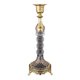 thumbnail image 1 of Candelabro Portavelas Candelabro de Metal y Cristal Diseño Retro Moderno Oro, 1 of 9