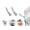 Gray, variant on 1 Pair Shoe Horn Helpers, Slip On Shoe Aids for Putting On and Taking Off Shoes, TIKA