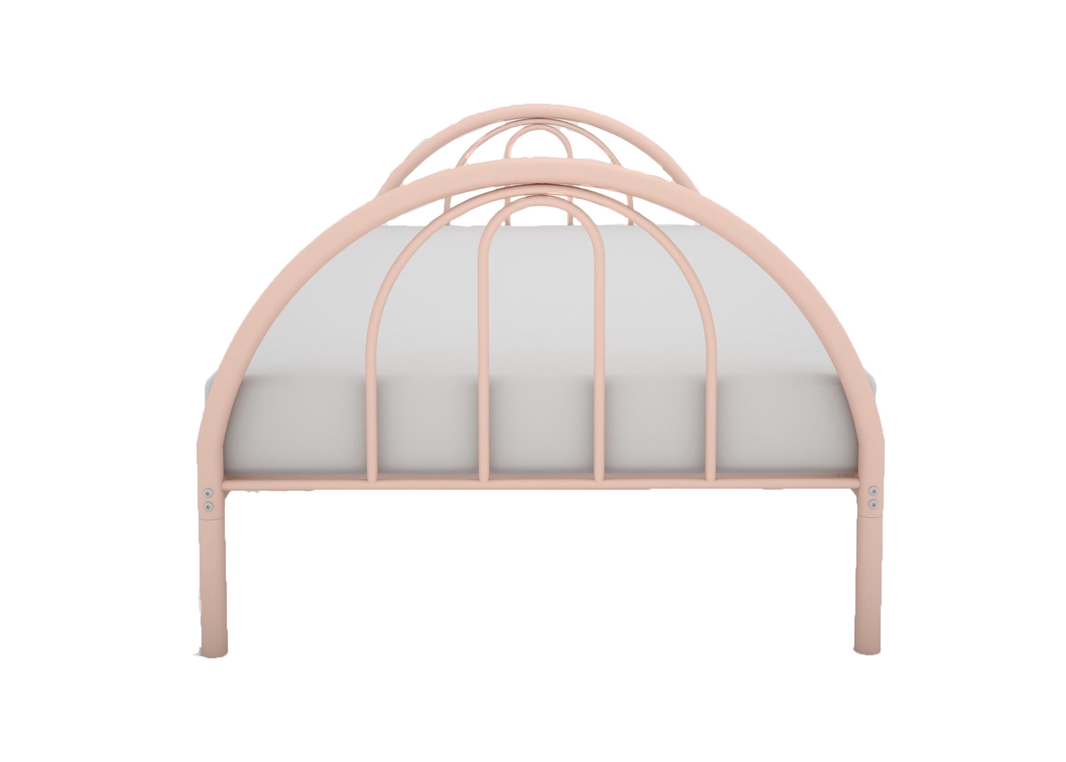 BK Furniture Brooklyn Classic Metal Bed, Twin, Clay