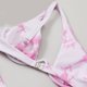 thumbnail image 3 of Traje de baño de dos piezas para mujer, trajes de baño para mujer, bikini de moda con tirantes divididos y soporte de acero, traje de baño de dos piezas de color liso para mujer, traje de baño de nail, 3 of 6