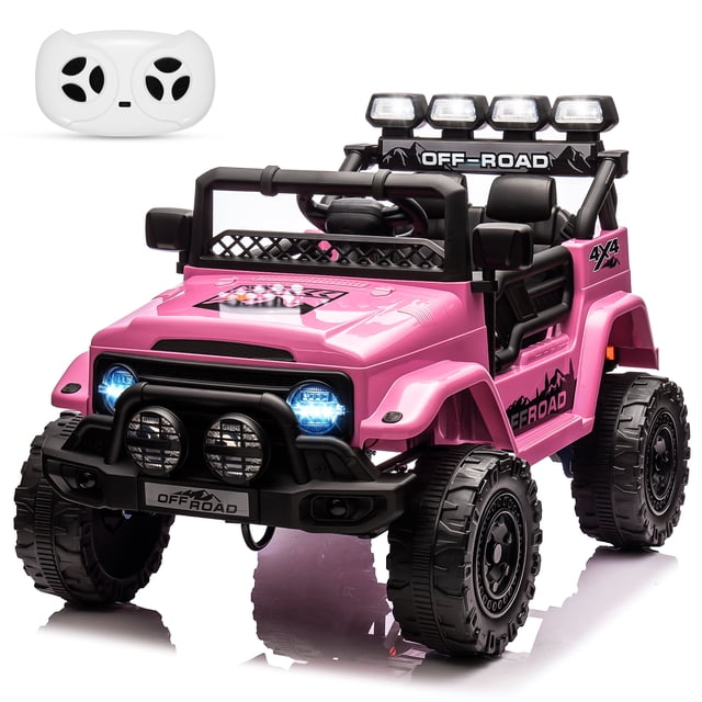 CazToi Camion-Auto 12 V à Chevaucher avec Télécommande Parentale