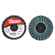 Carborundum 481-77696090120 2 x 10 in. XC1176 Mini Quick-Change 36-Grit Premier Alumina Flap Disc