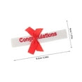 thumbnail image 6 of Homoyoyo Graduation Party Favor Set, 4Pcs Multi-Fabric Diploma Roll Decorations for Graduation Celebration, 6 of 7